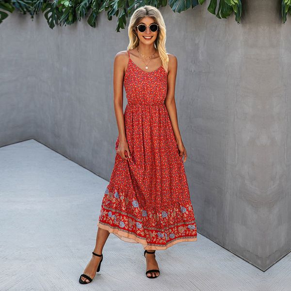 summer floral spaghetti strap long dress for women 2021 new casual sleeveless backless ladies beach style party maxi dresses, Black;gray
summer floral spaghetti strap long dress for women 2021 new casual sleeveless backless ladies beach style party maxi dresses, Black;gray