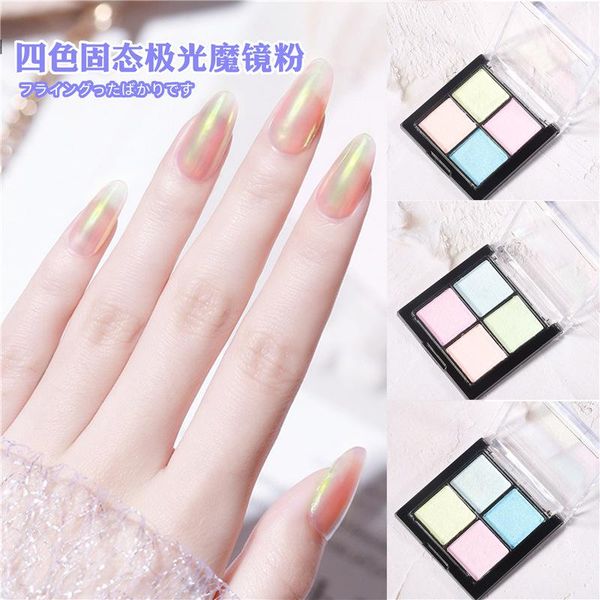 nail glitter 1box/4grid sugar art powder pigment shiny candy pink color dipping dust sequins design manicure decoration, Silver;gold
nail glitter 1box/4grid sugar art powder pigment shiny candy pink color dipping dust sequins design manicure decoration, Silver;gold