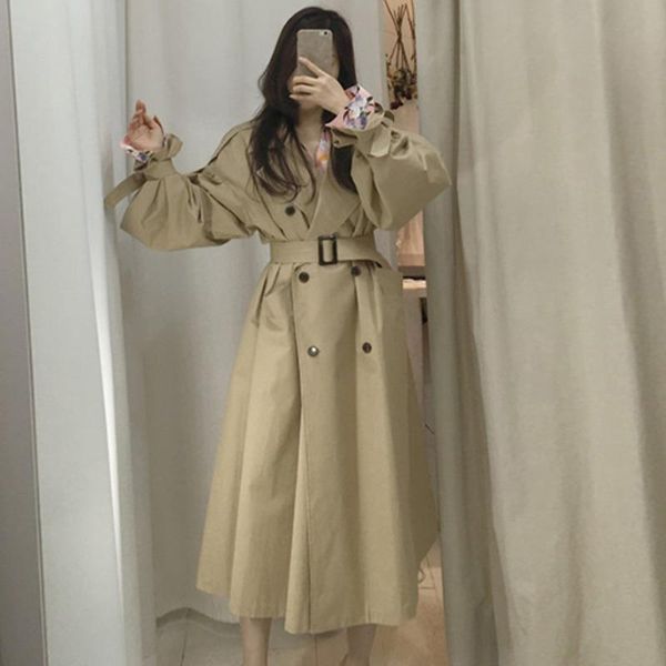 women's trench coats coat for women 2021 autumn fashion double bresked loose khaki long sleeve casual overcoat windbreaker whit belt fe, Tan;black
women's trench coats coat for women 2021 autumn fashion double bresked loose khaki long sleeve casual overcoat windbreaker whit belt fe, Tan;black