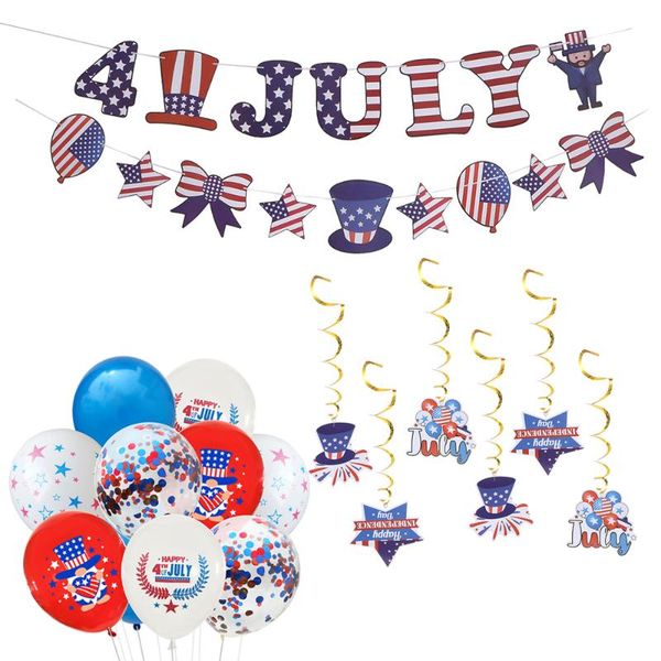 party decoration 1 set independence day balloons festival banners hanging decorations
party decoration 1 set independence day balloons festival banners hanging decorations