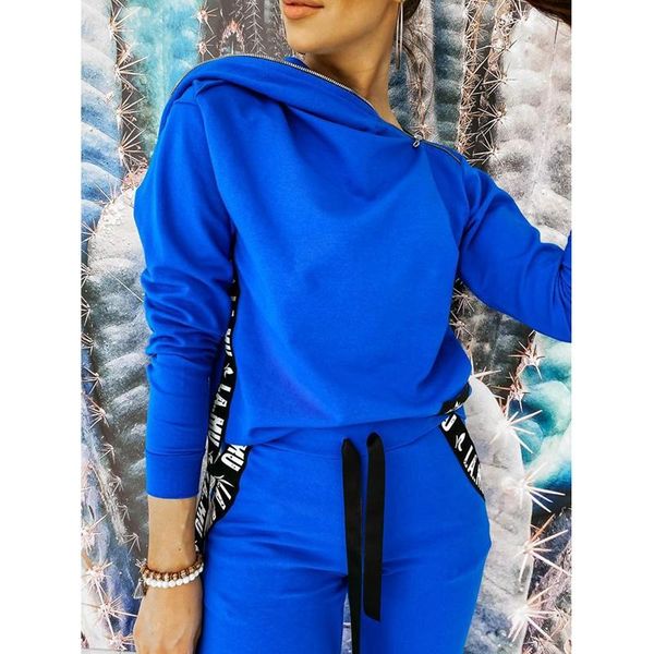 women's two piece pants street fashion sports casual suit sweatshirt sweatpants hooded long sleeves all-match slim trousers, White
women's two piece pants street fashion sports casual suit sweatshirt sweatpants hooded long sleeves all-match slim trousers, White