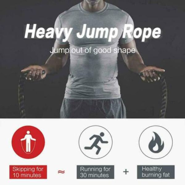 accessories fitness weighted jump rope 25mm heavy battle skipping ropes power training multifunction r4t1
accessories fitness weighted jump rope 25mm heavy battle skipping ropes power training multifunction r4t1