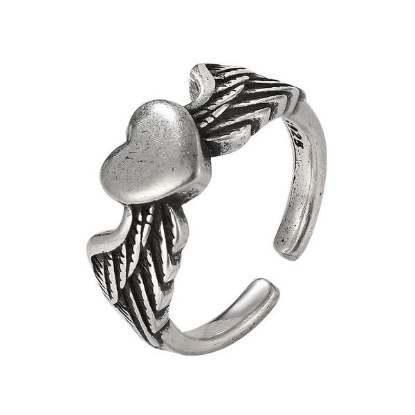 cluster rings vintage punk heart angle adjustable finger ancient silver color retro fashion jewelry for women girl gifts, Golden;silver
cluster rings vintage punk heart angle adjustable finger ancient silver color retro fashion jewelry for women girl gifts, Golden;silver
