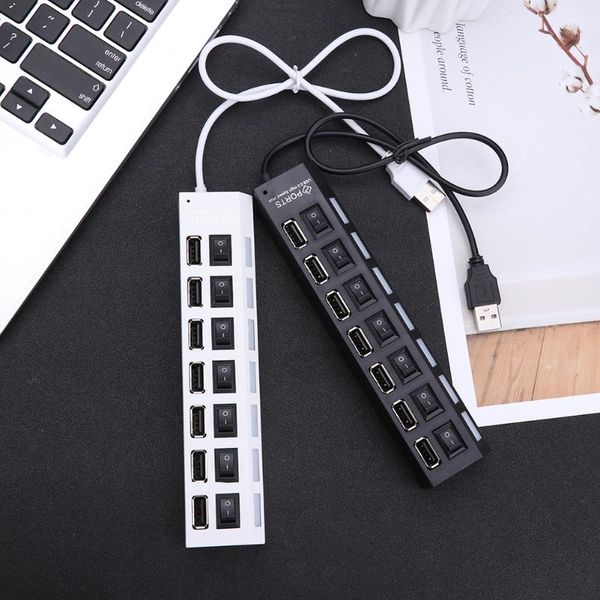 hubs with 7 ports usb 2.0 high-speed hub multi splitter use power adapter multiple expander switch for pc laptop
hubs with 7 ports usb 2.0 high-speed hub multi splitter use power adapter multiple expander switch for pc laptop