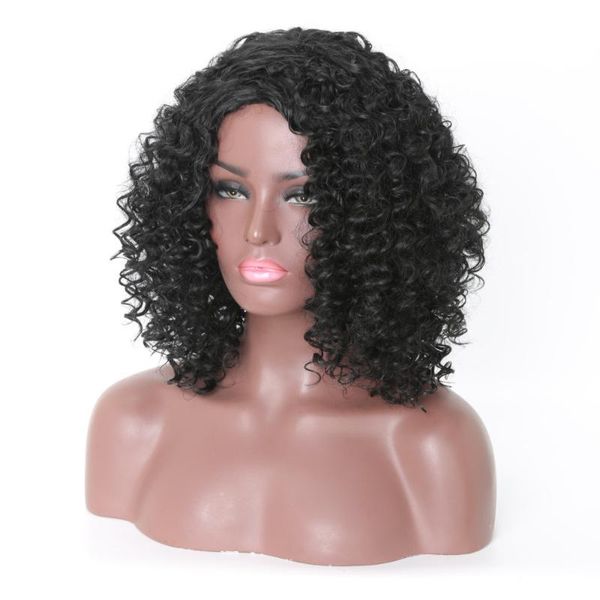 synthetic wigs amir ombre bob afro kinky curly wig black gray and purple for women short africa american