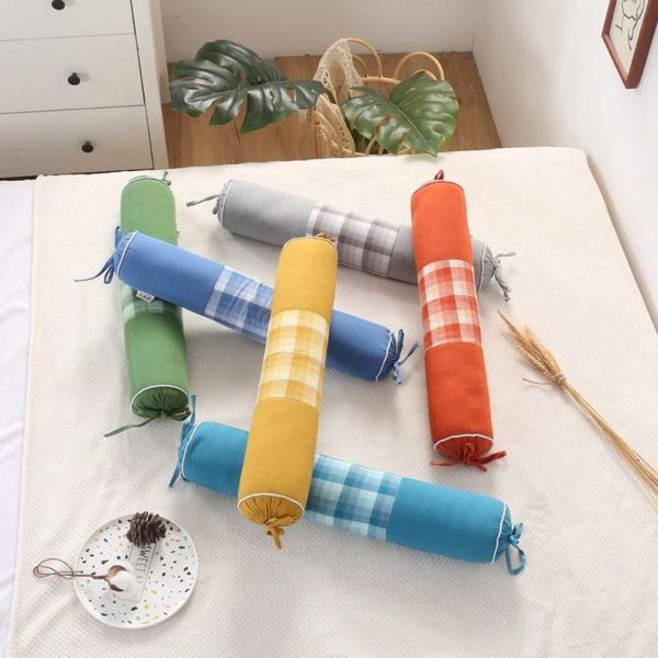pillow round buckwheat filling neck cotton pillowcase column cushion for cervical health care head leg back support bed decor
pillow round buckwheat filling neck cotton pillowcase column cushion for cervical health care head leg back support bed decor