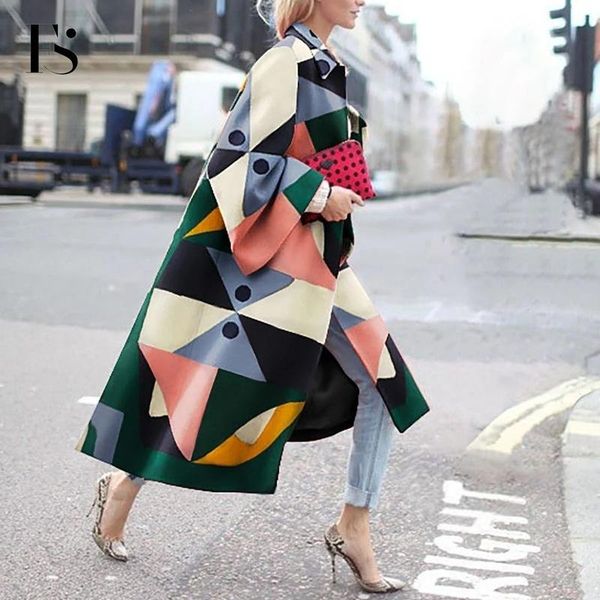 women's wool & blends autumn&winter turn-down collar geometry print patchwork coat women long sleeve wide-waist loose single breasted o, Black
women's wool & blends autumn&winter turn-down collar geometry print patchwork coat women long sleeve wide-waist loose single breasted o, Black