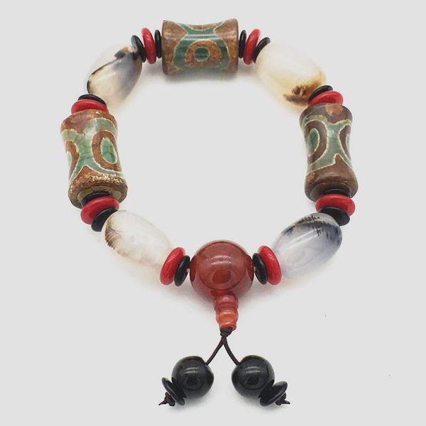 beaded, strands fashionable joker irregular size natural black and red noxy stone bead bracelet 2pcs bungee cord men wom
beaded, strands fashionable joker irregular size natural black and red noxy stone bead bracelet 2pcs bungee cord men wom