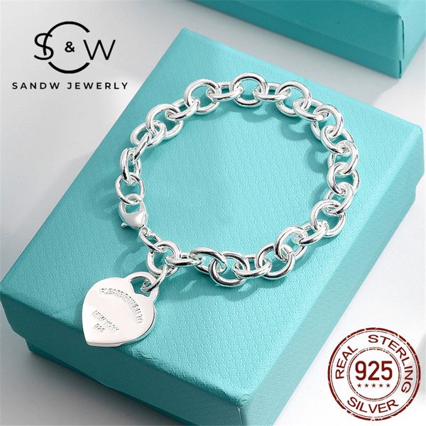 sandw ti silver heart-shaped bracelet jewelry love girlfriend gifts women trend fashion classic style handmade original high quality, Golden;silver
sandw ti silver heart-shaped bracelet jewelry love girlfriend gifts women trend fashion classic style handmade original high quality, Golden;silver