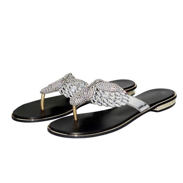 slippers summer rhinestone women flip-flops casual fashion comfortable flat bottom thick heel large size, Black
slippers summer rhinestone women flip-flops casual fashion comfortable flat bottom thick heel large size, Black