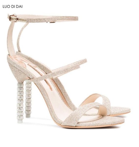 women velvet sandals open toe high heels party shoes ankle strap summer diamond heel glitter wedding shoe, Black
women velvet sandals open toe high heels party shoes ankle strap summer diamond heel glitter wedding shoe, Black