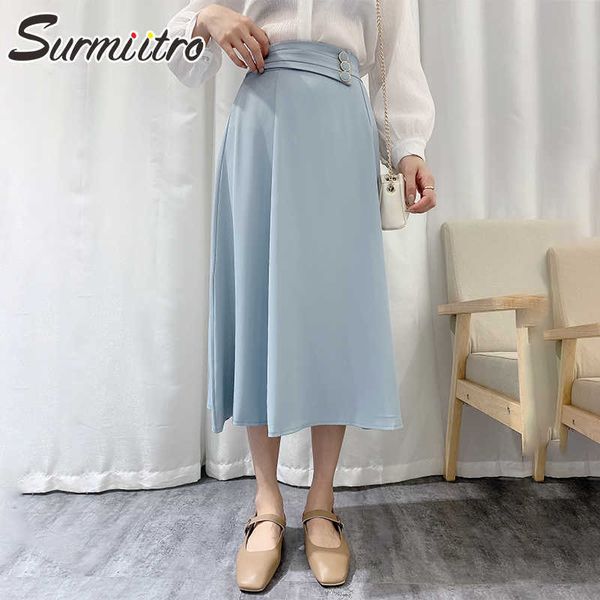 surmiitro spring summer long office skirts women elegant korean style blue aesthetic high waist midi skirt female ladies 210712, Black
surmiitro spring summer long office skirts women elegant korean style blue aesthetic high waist midi skirt female ladies 210712, Black