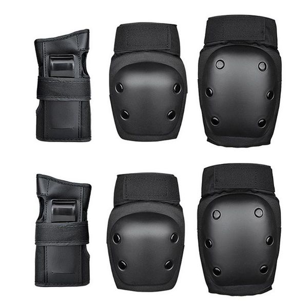 elbow & knee pads 6pcs skating protective gear set elbows wrist guards kids bike skateboard ice skate roller protector, Black;gray
elbow & knee pads 6pcs skating protective gear set elbows wrist guards kids bike skateboard ice skate roller protector, Black;gray