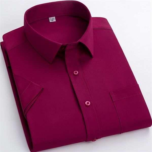 summer s~5xl men's white short sleeve dress shirt square collar non-iron regular fit anti-wrinkle pocket male social 210809, White;black
summer s~5xl men's white short sleeve dress shirt square collar non-iron regular fit anti-wrinkle pocket male social 210809, White;black