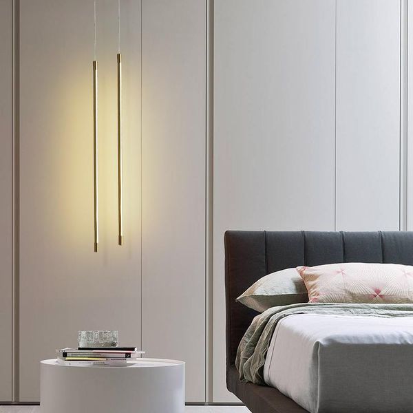 pendant lamps postmodern minimalist led long light nordic gold luster luxury strip ceiling lamp for background wall bedroom bedside
pendant lamps postmodern minimalist led long light nordic gold luster luxury strip ceiling lamp for background wall bedroom bedside