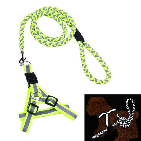 dog collars & leashes reflective harness and leash set nylon braided pet puppy training round rope leads for small medium safe walking
dog collars & leashes reflective harness and leash set nylon braided pet puppy training round rope leads for small medium safe walking