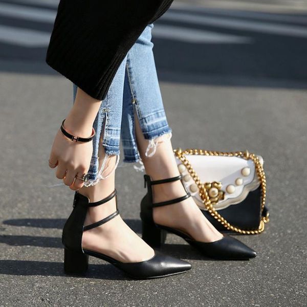 vogue pointed toe women sandals high heels square heel elegant pumps black party shoes sandalias mujer swc0006
vogue pointed toe women sandals high heels square heel elegant pumps black party shoes sandalias mujer swc0006