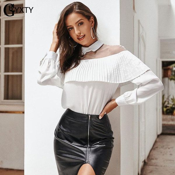 ladies elegant ruffles chiffon blouses and women turn down collar long sleeve mesh white shirts blusa mujer 1771 women's &
ladies elegant ruffles chiffon blouses and women turn down collar long sleeve mesh white shirts blusa mujer 1771 women's &