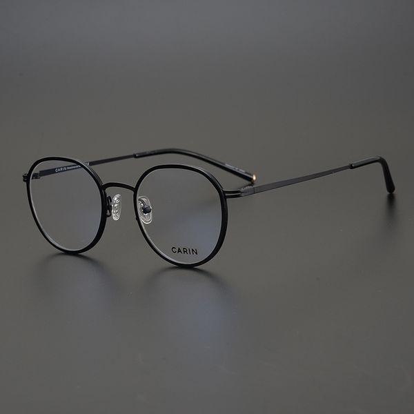 designer sunglasses xiuzhi's same spectacle for men women can equipped with myopia lens titanium , round frame and ultra light, White;black
designer sunglasses xiuzhi's same spectacle for men women can equipped with myopia lens titanium , round frame and ultra light, White;black