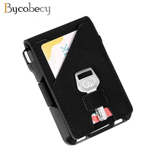card holders bycobecy 2021 id smart holder business case fashion aluminum box metal men and women rfid money bag, Brown;gray
card holders bycobecy 2021 id smart holder business case fashion aluminum box metal men and women rfid money bag, Brown;gray
