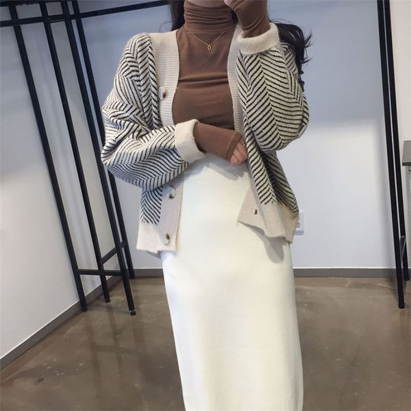 women's jackets vintage striped sweater, cardigan for women elegant fashion, simple, solid, korean design all mtacos 7nwx, Black;brown
women's jackets vintage striped sweater, cardigan for women elegant fashion, simple, solid, korean design all mtacos 7nwx, Black;brown