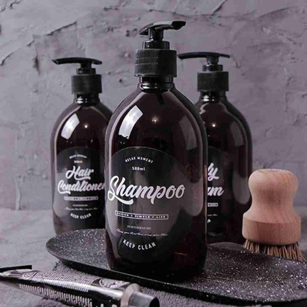 storage bottles & jars 500ml nordic pet soap bottle brown bathroom shower gel refillable shampoo wash hair conditioner lotions press dispens
storage bottles & jars 500ml nordic pet soap bottle brown bathroom shower gel refillable shampoo wash hair conditioner lotions press dispens