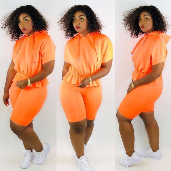 solid color batwing sleeve ruffles hooded slim shorts casual tow piece outfits women's two pants, White
solid color batwing sleeve ruffles hooded slim shorts casual tow piece outfits women's two pants, White