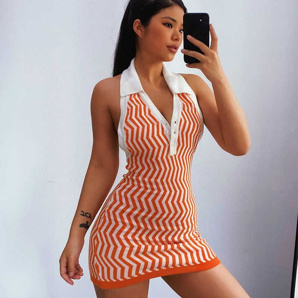 polo collar contrast color backless wool woven dress women's 2021 new european and american hanging neck backless slim wrap hip skirt, Black;gray
polo collar contrast color backless wool woven dress women's 2021 new european and american hanging neck backless slim wrap hip skirt, Black;gray