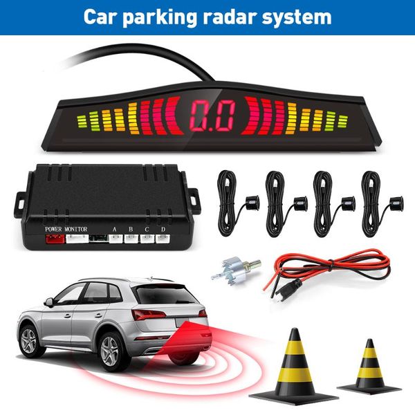 car rear view cameras& parking sensors sensor radar system with 4 ultrasonic led display distance detection sound warning auto alarm
car rear view cameras& parking sensors sensor radar system with 4 ultrasonic led display distance detection sound warning auto alarm