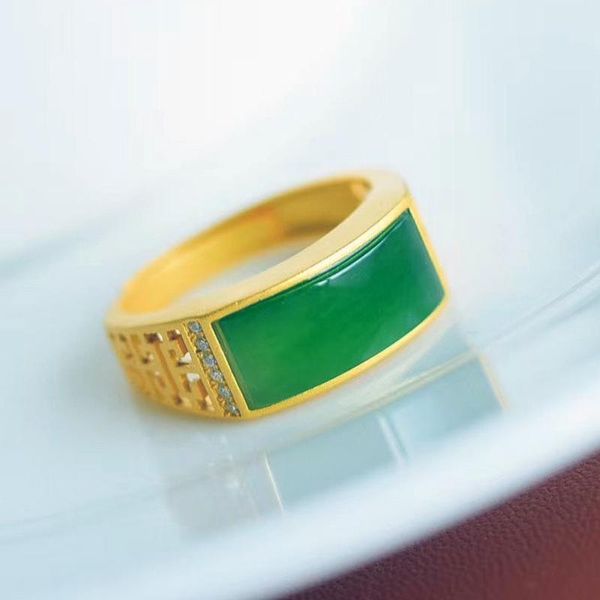 cluster rings silver inlaid natural hetian jasper ring chinese retro craftsmanship advanced sense opening adjustable hollow couple, Golden;silver
cluster rings silver inlaid natural hetian jasper ring chinese retro craftsmanship advanced sense opening adjustable hollow couple, Golden;silver