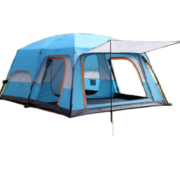 tents and shelters 380x260x190cm outdoor easy to build 5-8 people camping thick rainproof portable double deck big tent
tents and shelters 380x260x190cm outdoor easy to build 5-8 people camping thick rainproof portable double deck big tent