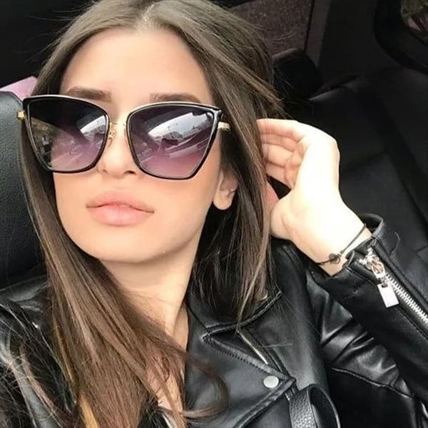 cat eye sunglasses women brand designer vintage gradient glasses retro sun female fashion, White;black
cat eye sunglasses women brand designer vintage gradient glasses retro sun female fashion, White;black
