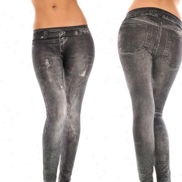 gym faux denim jeans printing women leggings sfit high waist casual pencil pants t5p, Black
gym faux denim jeans printing women leggings sfit high waist casual pencil pants t5p, Black