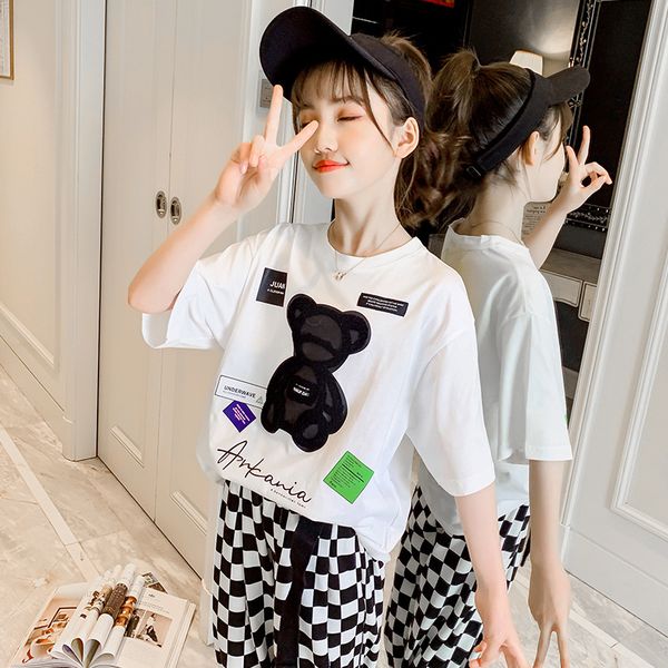 new girls babys kids t-shirt outwear 2022 spring summer overcoat sport princess toddler childrens clothing, White;black
new girls babys kids t-shirt outwear 2022 spring summer overcoat sport princess toddler childrens clothing, White;black