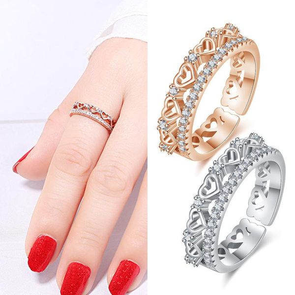 wedding rings love ring sweet open copper inlaid zircon index finger small fresh bohemian style hollow charms for girls bague femme, Slivery;golden
wedding rings love ring sweet open copper inlaid zircon index finger small fresh bohemian style hollow charms for girls bague femme, Slivery;golden