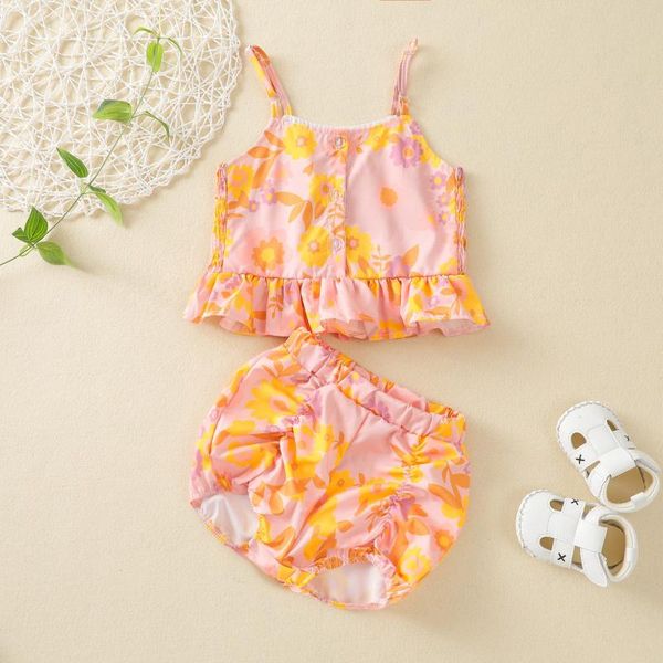 clothing sets baby tie-dyed clothes set summer for born infant girls ruffle flower floral slip +flower short cute, White
clothing sets baby tie-dyed clothes set summer for born infant girls ruffle flower floral slip +flower short cute, White