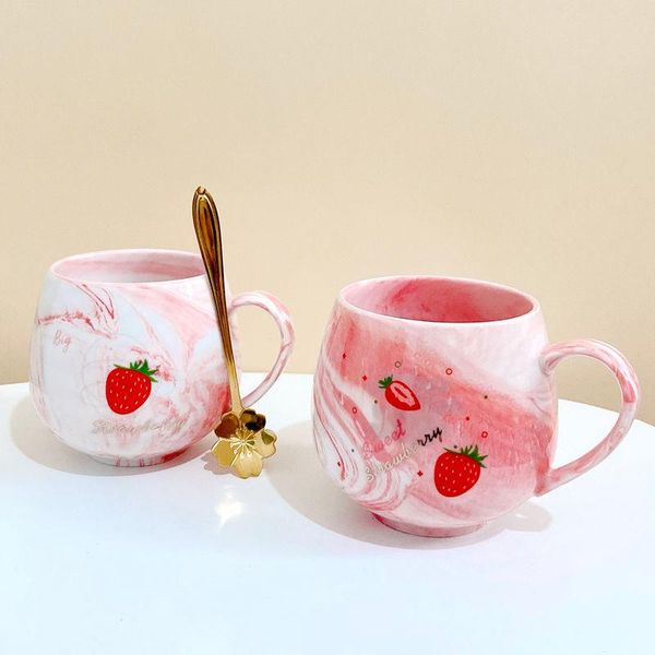 mugs creative cartoon ceramic cup pink female student dormitory water cute strawberry mug home milk breakfast coffee spoon
mugs creative cartoon ceramic cup pink female student dormitory water cute strawberry mug home milk breakfast coffee spoon