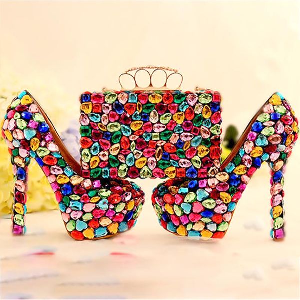 dress shoes pumps women and bags to matching crystal purse wedding colorful platform bridal high heels genuine leather big size, Black
dress shoes pumps women and bags to matching crystal purse wedding colorful platform bridal high heels genuine leather big size, Black