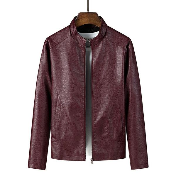 men's jackets leather jacket men spring autumn trend stand collar slim pu motorcycle outerwear thin long sleeve solid coats plus size 5, Black;brown
men's jackets leather jacket men spring autumn trend stand collar slim pu motorcycle outerwear thin long sleeve solid coats plus size 5, Black;brown