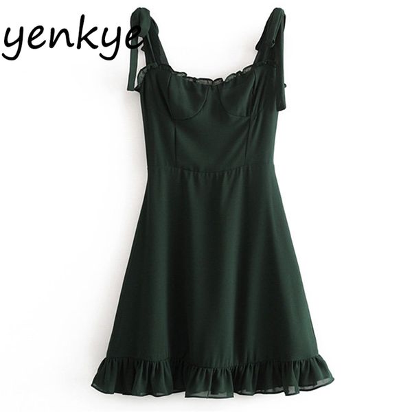 women solid color sling dress female sleeveless halter slim a-line mini summer chiffon omzz6900 210514, Black;gray
women solid color sling dress female sleeveless halter slim a-line mini summer chiffon omzz6900 210514, Black;gray