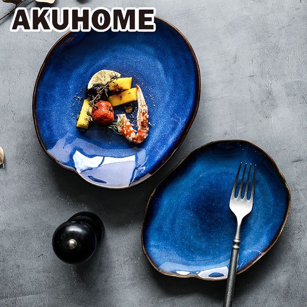 ceramic plate irregular dish tableware series western food plate european blue color glaze salad bowl main dish kitchen plies
ceramic plate irregular dish tableware series western food plate european blue color glaze salad bowl main dish kitchen plies