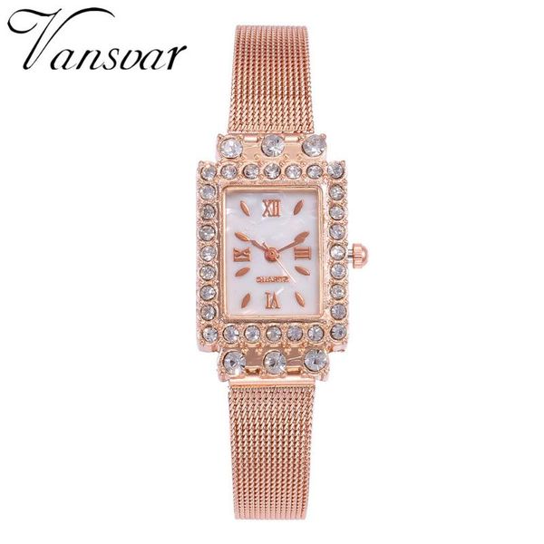 wristwatches women rose gold mesh belt rectangle diamond watches luxury ladies rhinestone quartz relogio feminino, Slivery;brown
wristwatches women rose gold mesh belt rectangle diamond watches luxury ladies rhinestone quartz relogio feminino, Slivery;brown