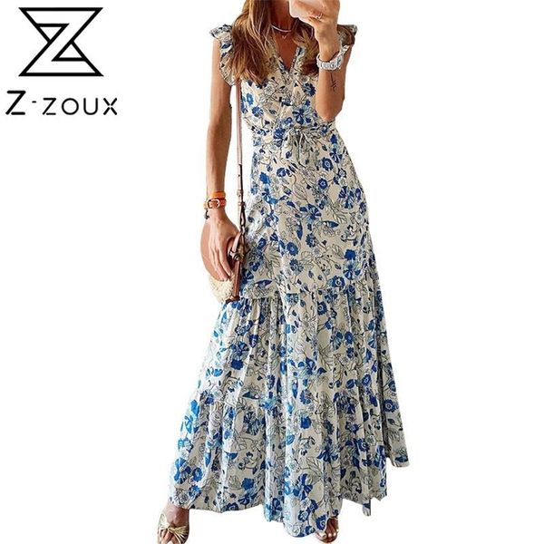 women dress v neck sleeveless floral es lace up high waist ruffles bohemia long print maxi es 210513, Black;gray
women dress v neck sleeveless floral es lace up high waist ruffles bohemia long print maxi es 210513, Black;gray
