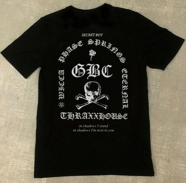 men's t-shirts gbc wicca phase windbreaker t shirt top, White;black 
men's t-shirts gbc wicca phase windbreaker t shirt top, White;black