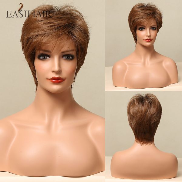short brown straight synthetic wigs heat resistant hair cosplay wig for white women multiple colors, Black
short brown straight synthetic wigs heat resistant hair cosplay wig for white women multiple colors, Black