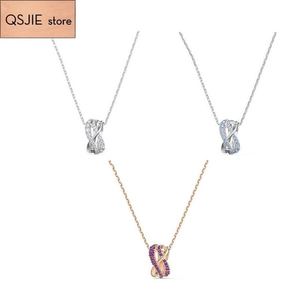 chains qsjie swa style. smart crisscross design clavicle chain necklace glamorous fashion jewelry, Silver
chains qsjie swa style. smart crisscross design clavicle chain necklace glamorous fashion jewelry, Silver