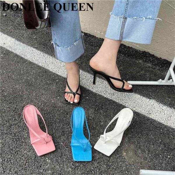 fashion brand square toe sandal slipper high heel flip flops slip on slide n band shoes elegant sandalias mujer 210619, Black
fashion brand square toe sandal slipper high heel flip flops slip on slide n band shoes elegant sandalias mujer 210619, Black