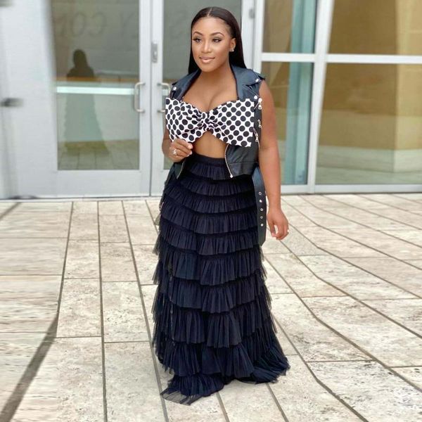 demure elegant black tulle skirts women 2021 high street long ruffles maxi skirt plus size
demure elegant black tulle skirts women 2021 high street long ruffles maxi skirt plus size