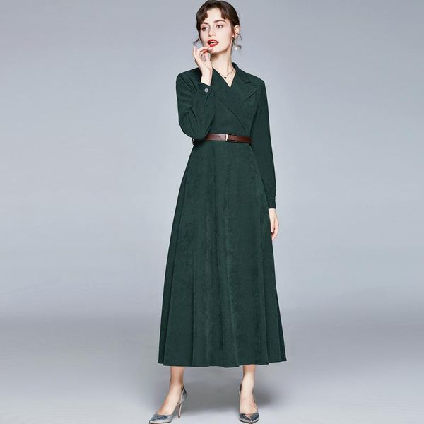 casual dresses coigarsam women dress notched high waist army green 8645, Black;gray
