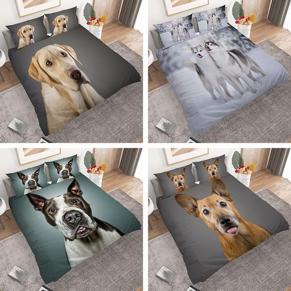 bedding sets pet dog set golden retriever kids duvet cover fur 3d print quilt with pillowcase cute puppy 2/3pcs home textile
bedding sets pet dog set golden retriever kids duvet cover fur 3d print quilt with pillowcase cute puppy 2/3pcs home textile